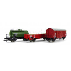 Set tří nákladních vozů, ČSD, III. epocha, H0, DOPRODEJ, Roco 76018