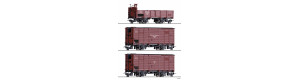 Set tří nákladních vozů, NWE/GHE, II. epocha, H0m, Tillig 01273