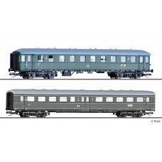 Set dvou osobních vozů „D 118 Leipzig-Köln“, DR, III. epocha, jednorázová série, TT, Tillig 01084 E