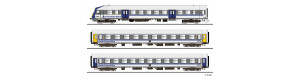 Set tří osobních vozů „Nord-Ostsee-Bahn“, VI. epocha, jednorázová série, TT, Tillig 01087 E