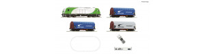 Digitální set s centrálou z21 Start, nákladní vlak s lokomotivou řady ER 20, SETG, VI. epocha, TT, Roco 5190001