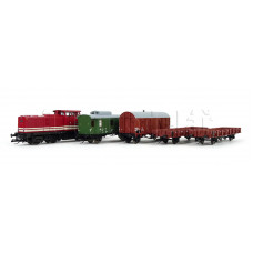 Digitální základní set s nákladním vlakem a motorovou lokomotivou řady 110, DR, IV. epocha, TT, Tillig 01208