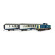 Set osobního vlaku s lokomotivou BR 112 a dvěma osobními vozy, DB, IV. epocha, TT, Tillig 01443