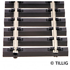 Flexi kolej s dřevěnými pražci, 890 mm, H0 - Elite, Tillig 85125