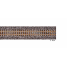 Kolejové lože pro úzkorozchodnou flexi kolej, hnědé, délka 700 mm, H0e, Tillig 86711