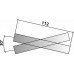 Křižovatka, 30°, 112 mm, H0, Tillig 82170