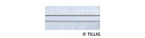 Přímá kolej s dlažbou, 105,6 mm, tramvajové kolejivo Luna, H0, Tillig 87511