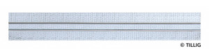 Přímá kolej s dlažbou, 316,8 mm, tramvajové kolejivo Luna, H0, Tillig 87501