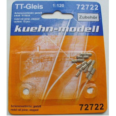Spojky přechodové Tillig–Kuehn, 10 kusů, TT, DOPRODEJ, Kuehn 72722