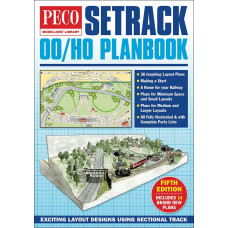 Plánky kolejišť pro kolejový systém SETRACK, H0, Peco STP-00