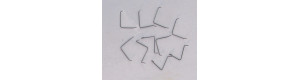 Set ocelových pružin pro výhybky, 10 kusů, H0, Piko 55231