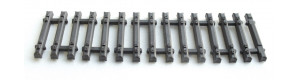 Pražcové podloží flexi s ocelovými pražci 80 mm, TT, Tillig 83036
