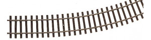 Flexi kolej brunýrovaná s dřevěnými pražci, délka cca 664 mm, TT, Tillig 83495