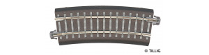 Oblouková kolej s podložím BR 12, R 310 mm/15 st., TT, Tillig 83710