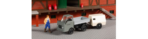 Stavebnice nákladního automobilu Multicar M22 s kompresorovým přívěsem, jednorázová série, TT, Auhagen 40512