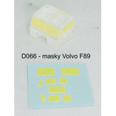 Zakrývací masky pro čiré kabiny Volvo F89, návěs BSS, TT, Štěpnička D066