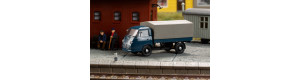 Nákladní automobil Goliath Express 1100, valník s plachtou, modrozelený, H0, Auhagen 66021