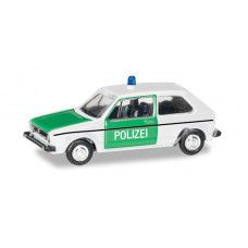 Osobní auto Volkswagen Golf 1, policie, TT, Herpa 066655