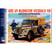 Stavebnice automobilu GAZ 69A, hlídka VB, H0, SDV 446