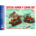 Stavebnice traktoru Zetor Super P, zimní set, 2 kusy, H0, SDV 390