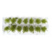 Nízké keře, jemné listí, zelená savana, 14 ks, Polák 9111