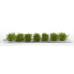 Nízké keře, jemné listí, zelená savana, 14 ks, Polák 9111