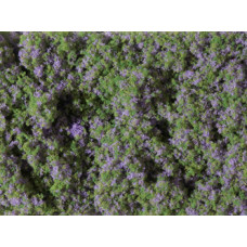 Foliáž z molitanové drti, rozkvetlé květiny, fialové, 95 × 150 mm, Auhagen 76931