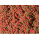 Foliáž z molitanové drti, rozkvetlé květiny, červené, 95 × 150 mm, Auhagen 76932