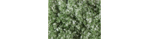 Foliáž z molitanové drti, rozkvetlé květiny, bílé, 95 × 150 mm, Auhagen 76933