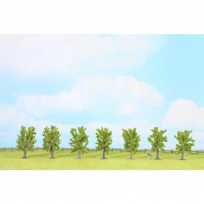 Listnaté stromy, 7 kusů, 8 cm, Noch 25088