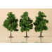 Listnaté stromy, tmavě zelené, 3 kusy, 11 cm, Auhagen 70938