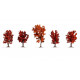 Stromy na podzim, 5 kusů, 8–10 cm, DOPRODEJ, Noch 25625