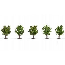 Ovocné stromy, 5 kusů, 8 cm, DOPRODEJ, Noch 25610