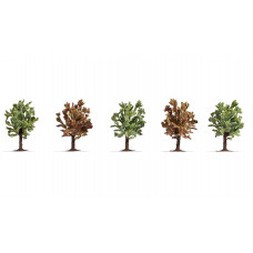 Ovocné stromy, kvetoucí, 5 kusů, 8 cm, DOPRODEJ, Noch 25615