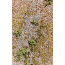 Foliáž poušť, Afghánistán, kamenitý terén, Model Scene F330