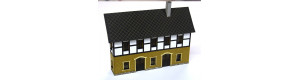 Dům Bad Schandau II, stavebnice, poloreliéf, TT, BuBiModel tt60165