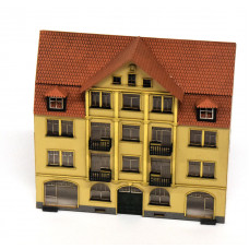 Stavebnice, dům č. 9 v Schillerstraße, poloreliéf, H0, BubiModel h060185