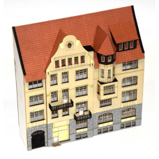 Stavebnice, dům č. 3 v Schillerstrasse, poloreliéf, H0, BubiModel h060201