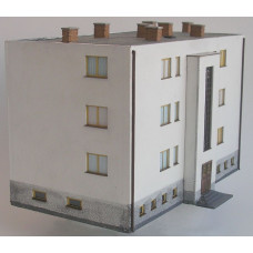 Družstevní bytový dům s balkony, H0, KB model 5108