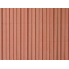Dekorativní deska, trapézový plech, červený, H0/TT, Auhagen 52432