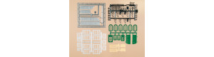 Set doplňků pro průmyslové budovy, H0/TT, Auhagen 48551