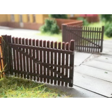 Dřevěná vrata dvoukřídlá k plotu 2m, 2 kusy, TT, ES Pečky 19365