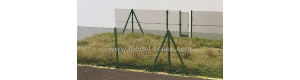 Pletivový plot, leptaný, výška v reálu 2 m, TT, Model Scene 41130