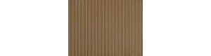 Dřevěná stěna s lištami, 2 kusy, H0/TT, Auhagen 52229
