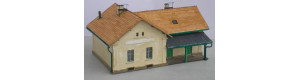 Výpravní budova LVb/H Cholina, bobrovka, H0, KB model 5013BB