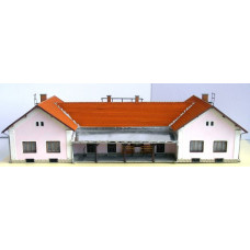 Výpravní budova LVII/H Ledeč, eternit, TT, KB model 4030ET