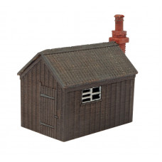 Dřevěný strážní domek, 2 kusy, stavebnice, TT, Peco LK-12110