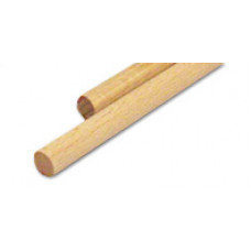 Kulatina - kruhová tyč z tvrdého dřeva, průměr 3,2 mm, délka 500 - 914 mm, 1 ks, Midwest 7904, Bud Nosen 5401