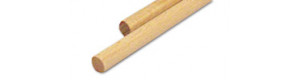 Kulatina - kruhová tyč z tvrdého dřeva, průměr 3,2 mm, délka 500 - 914 mm, 1 ks, Midwest 7904, Bud Nosen 5401