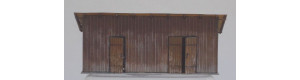 Stavebnice, kůlna hasičská ZvKČ XXVII/H, lepenka, TT, KB model 4092LEP